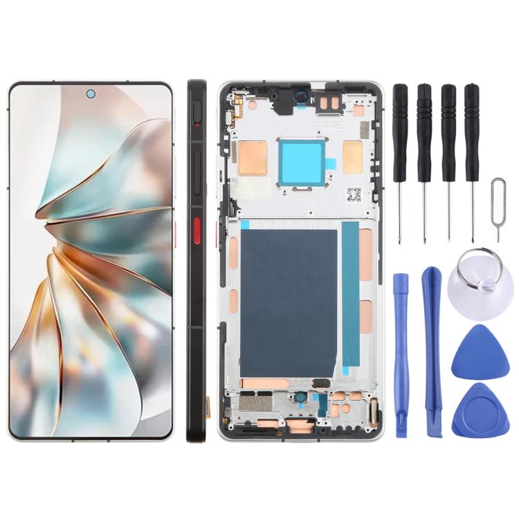 Schermo LCD digitalizzatore completo con cornice per ZTE nubia Z60S Pro NX725J., For ZTE nubia Z60S Pro(Original)