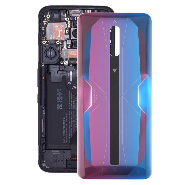 Cover posteriore in vetro per batteria ZTE Red Magic 6 NX669J, For ZTE nubia RedMagic 6
