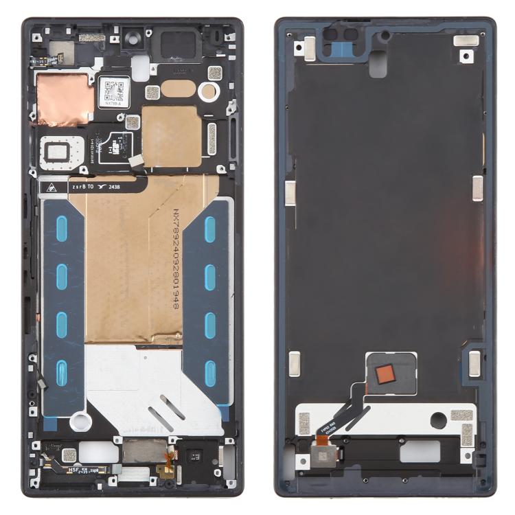 Per ZTE nubia RedMagic 10 Pro+ Cornice centrale con sensore di impronte digitali integrato nel display e cavo flessibile, For ZTE nubia RedMagic 10 Pro+
