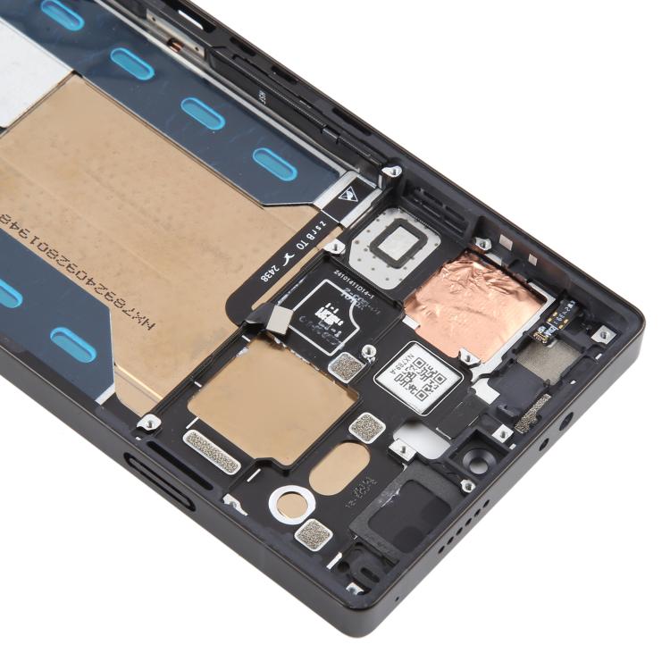 Per ZTE nubia RedMagic 10 Pro+ Cornice centrale con sensore di impronte digitali integrato nel display e cavo flessibile, For ZTE nubia RedMagic 10 Pro+