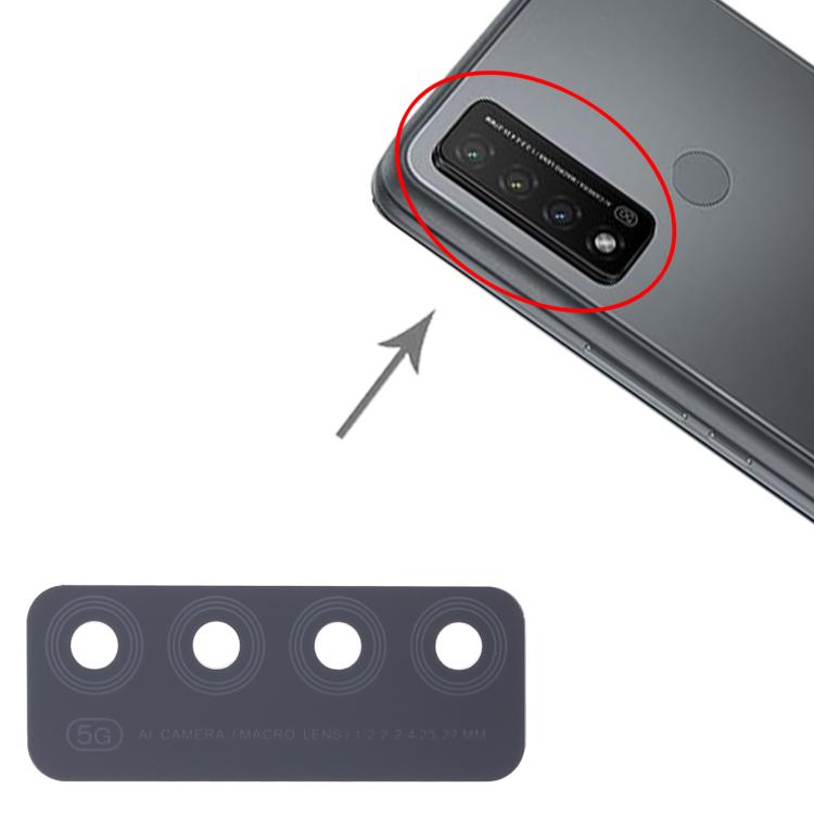 Obiettivo della fotocamera posteriore OEM per TCL 20 R 5G, For TCL 20 R 5G