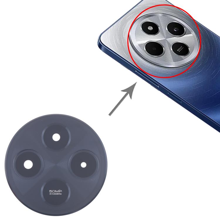 Obiettivo per fotocamera posteriore OEM per Xiaomi Redmi 14C 4G, For Xiaomi Redmi 14C 4G (Black), For Xiaomi Redmi 14C 4G(Green), For Xiaomi Redmi 14C 4G(Purple), For Xiaomi Redmi 14C 4G(Silver)