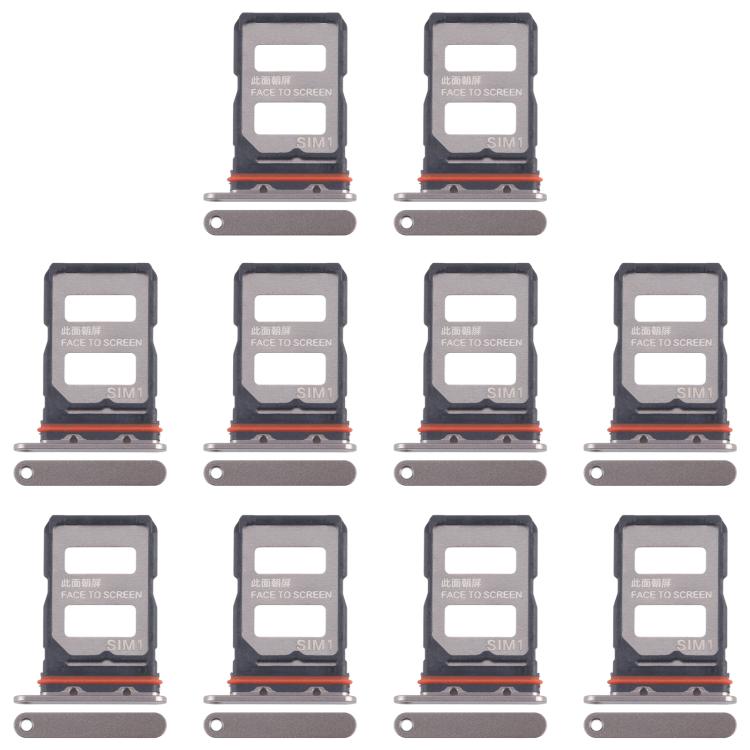 Vassoio per 10 schede SIM originali per Xiaomi 14T Pro 5G, For Xiaomi 14T Pro 5G(Original)
