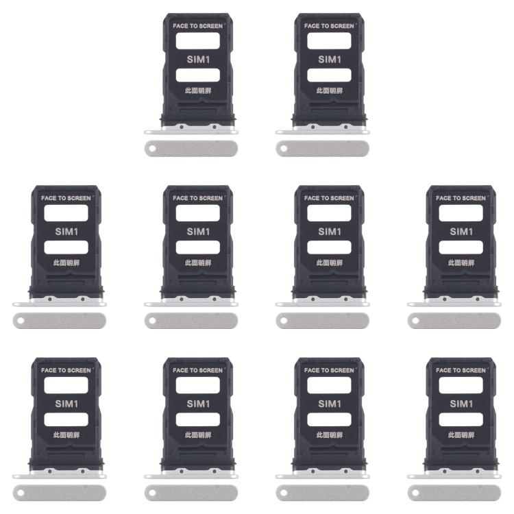 Vassoio per SIM originale Xiaomi 15 da 10 pezzi + vassoio per SIM, For Xiaomi 15(Original)
