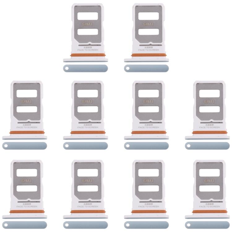 Vassoio per SIM originale da 10 pezzi per Xiaomi 14T Pro+ 5G + vassoio per SIM, For Xiaomi Redmi Note 14 Pro+ 5G(Original)