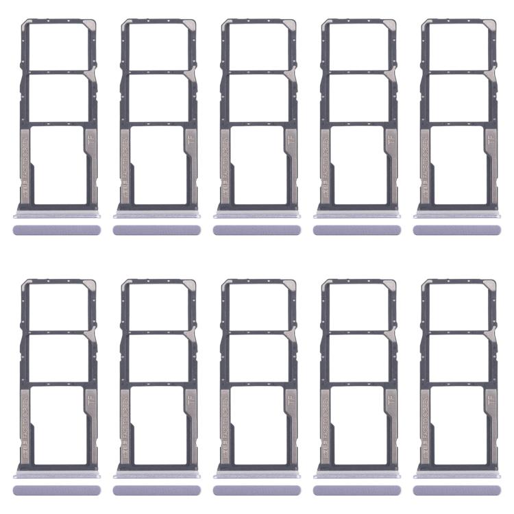 Vassoio per SIM originale Xiaomi Redmi 14R 5G da 10 pezzi + vassoio per SIM + vassoio per scheda Micro SD, For Xiaomi Redmi 14R 5G(Original)