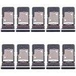 Per Tecno Camon 18P 10 pezzi Vassoio originale per scheda SIM + Vassoio per scheda SIM + Vassoio per scheda Micro SD, For Tecno Camon 18 P(10pcs)