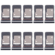 For Tecno Camon 18P 10pcs Original SIM Card Tray + SIM Card Tray + Micro SD Card Tray, For Tecno Camon 18 P(10pcs)