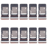 Per Tecno Camon 18P 10 pezzi Vassoio originale per scheda SIM + Vassoio per scheda SIM + Vassoio per scheda Micro SD, For Tecno Camon 18 P(10pcs)