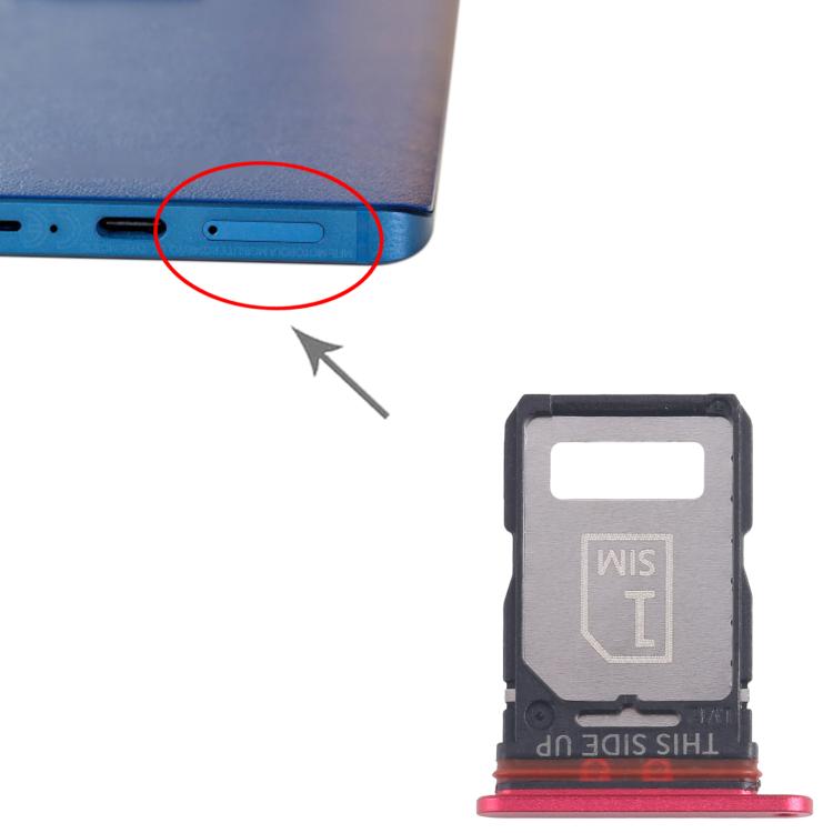 Per Motorola Edge 30 Fusion XT2243-1 10 pezzi Vassoio per scheda SIM originale + vassoio per scheda SIM, For Motorola Edge 30 Fusion