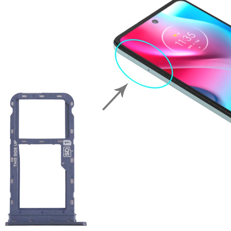 Vassoio per SIM originale + scheda Micro SD per Motorola Moto G60s XT2133-2 XT2133-1 (10 pezzi)., For Motorola Moto G60s