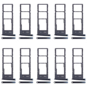 Per Motorola Moto G6 10 pezzi Vassoio originale per SIM + Vassoio per SIM + Vassoio per Micro SD, For Motorola Moto G6