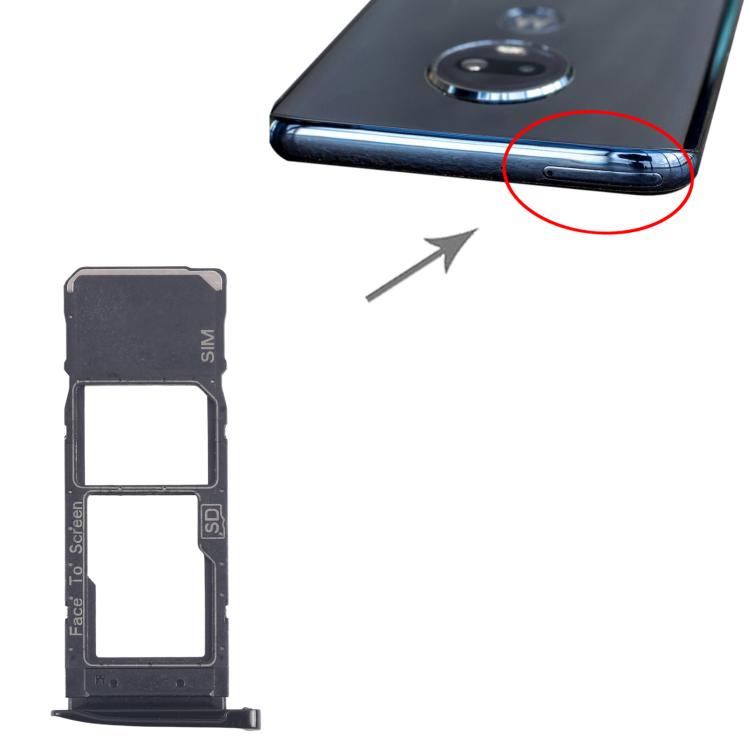 Vassoio per 10 SIM originali + scheda Micro SD per Motorola Moto G7 Plus, For Motorola Moto G7 Plus