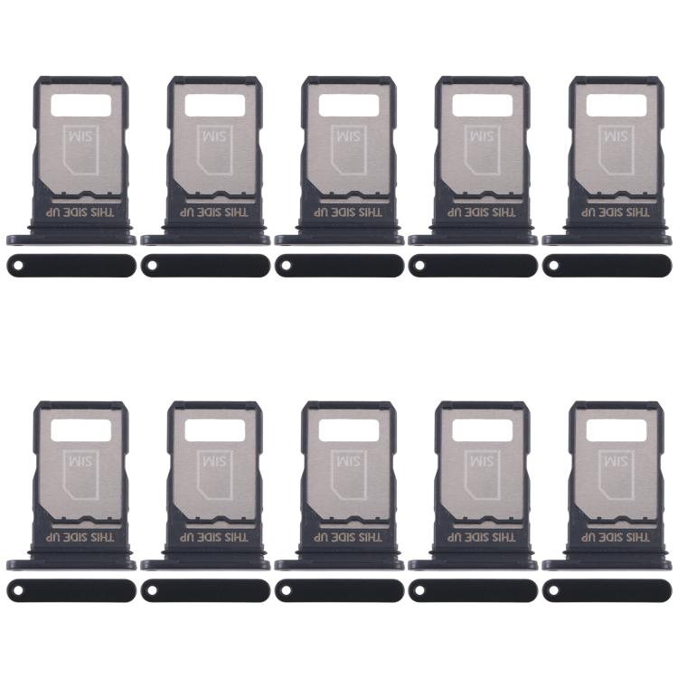 Per Motorola Edge 40 Neo XT2307-1 10 pezzi Vassoio per scheda SIM originale + vassoio per scheda SIM, For Motorola Edge 40 Neo(Original), For Motorola Edge 40 Neo(Original,Green)