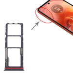 Per Motorola Moto G04 10 pezzi Vassoio originale per SIM + Vassoio per SIM + Vassoio per scheda Micro SD, For Motorola Moto G04(Original), For Motorola Moto G04