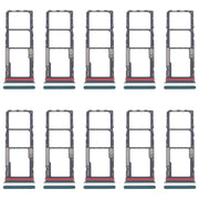For Motorola Moto G04 10pcs Original SIM Card Tray + SIM Card Tray + Micro SD Card Tray, For Motorola Moto G04(Original), For Motorola Moto G04