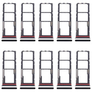 Per Motorola Moto G04s 10 pezzi Vassoio originale per SIM + Vassoio per SIM + Vassoio per scheda Micro SD, For Motorola Moto G04s, For Motorola Moto G04s(Original)