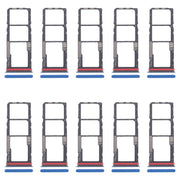 Per Motorola Moto G04s 10 pezzi Vassoio originale per SIM + Vassoio per SIM + Vassoio per scheda Micro SD, For Motorola Moto G04s, For Motorola Moto G04s(Original)