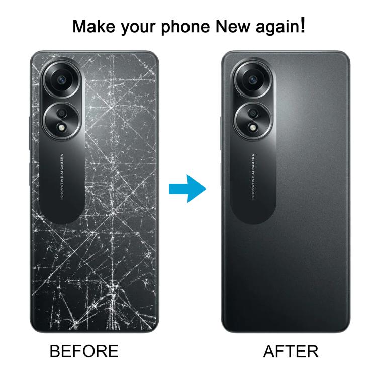 Cover posteriore originale con copriobiettivo per OPPO A58 4G CPH2529, For OPPO A58 4G(Original)