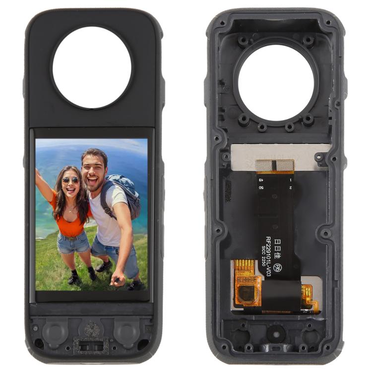 Per Insta360 X3 Schermo LCD originale smontato, digitalizzatore completo con cornice, For Insta360 X3(Original)