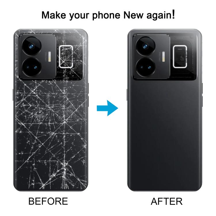 Cover posteriore originale per Realme GT 3 con copriobiettivo della fotocamera, For Realme GT3(Original with Camera Lens Frame)