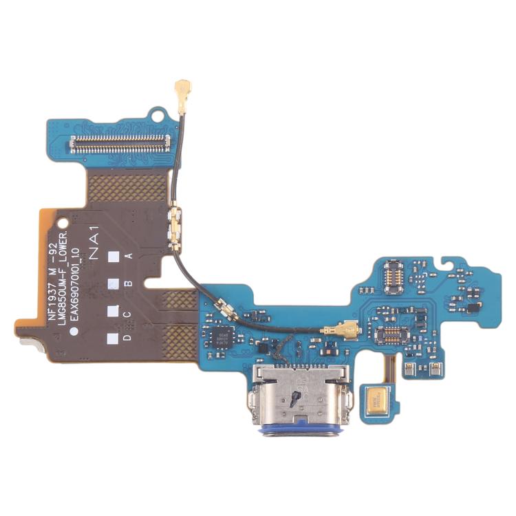 Scheda porta di ricarica originale smontata per LG G8X ThinQ, For LG G8X ThinQ US Version(Original)