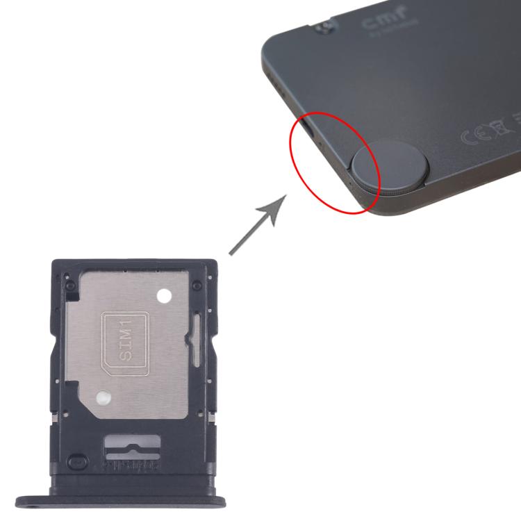 Vassoio per scheda SIM CMF per telefono Nothing Phone + vassoio per scheda SIM/Micro SD, For Nothing Phone CMF Phone 1, For Nothing Phone CMF Phone 1 (Green)