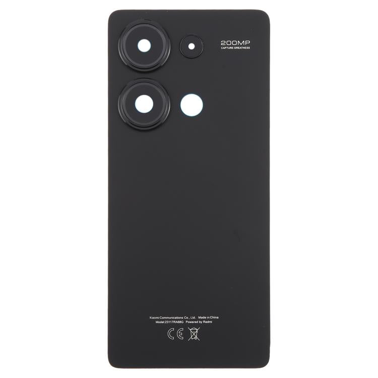 Cover posteriore originale per Xiaomi Redmi Note 13 Pro 4G con copriobiettivo della fotocamera, For Xiaomi Redmi Note 13 Pro 4G(with Camera Lens Frame)