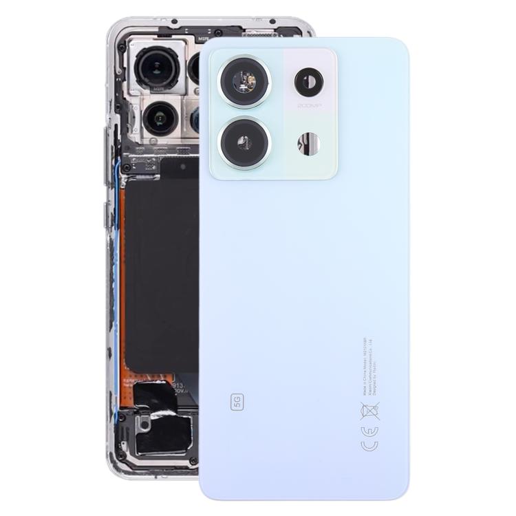 Cover posteriore originale per Xiaomi Redmi Note 13 Pro 5G con copriobiettivo della fotocamera, For Xiaomi Redmi Note 13 Pro 5G(with Camera Lens Frame)
