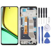 Schermo LCD digitalizzatore completo con cornice per Realme C67 4G RMX3890 OEM., For Realme C67 4G(Dark Green), For Realme C67 4G