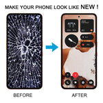 Schermo LCD con digitalizzatore per telefono CMF Phone 2 Pro, assemblaggio completo., For Nothing CMF Phone 2 Pro