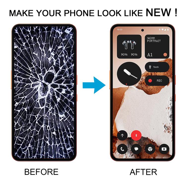 Schermo LCD con digitalizzatore per telefono CMF Phone 2 Pro, assemblaggio completo., For Nothing CMF Phone 2 Pro