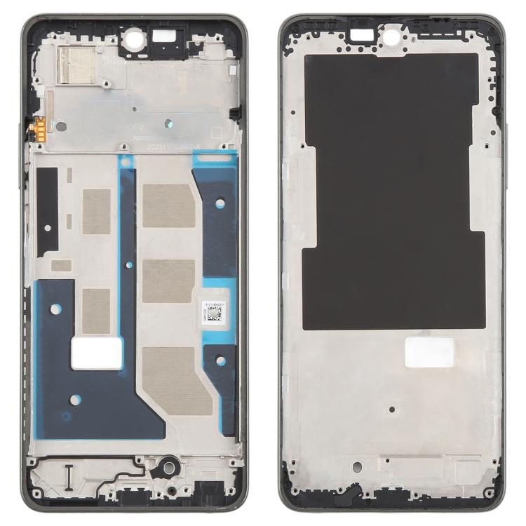 Per Realme 12 Lite 4G Cornice frontale LCD con bordo e piastra, For Realme 12 Lite 4G