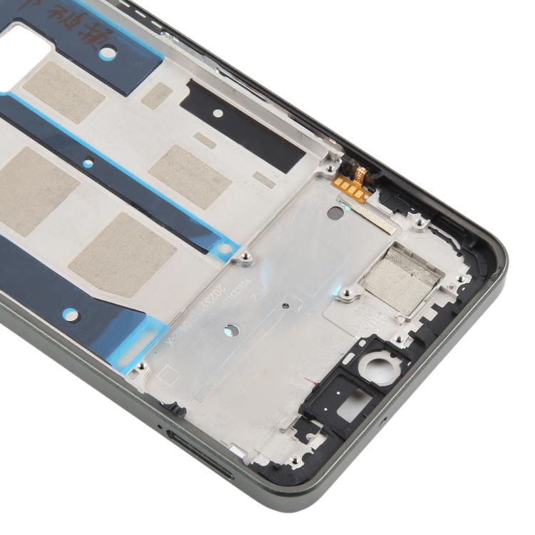 Per Realme 12 Lite 4G Cornice frontale LCD con bordo e piastra, For Realme 12 Lite 4G