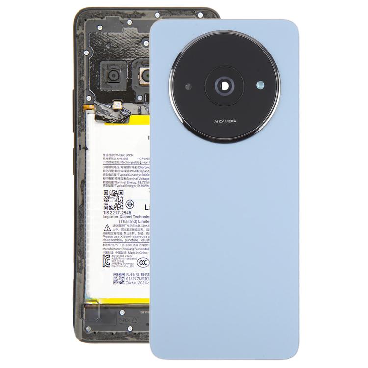 Cover posteriore originale per Xiaomi Redmi A3x 4G con copertura per obiettivo della fotocamera, For Xiaomi Redmi A3x 4G(with Camera Lens Frame)
