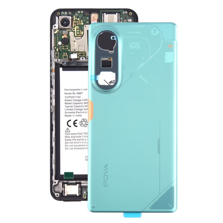 Cover posteriore originale per Tecno Pova Curve 5G LJ8k, For Tecno Pova Curve 5G(Original)