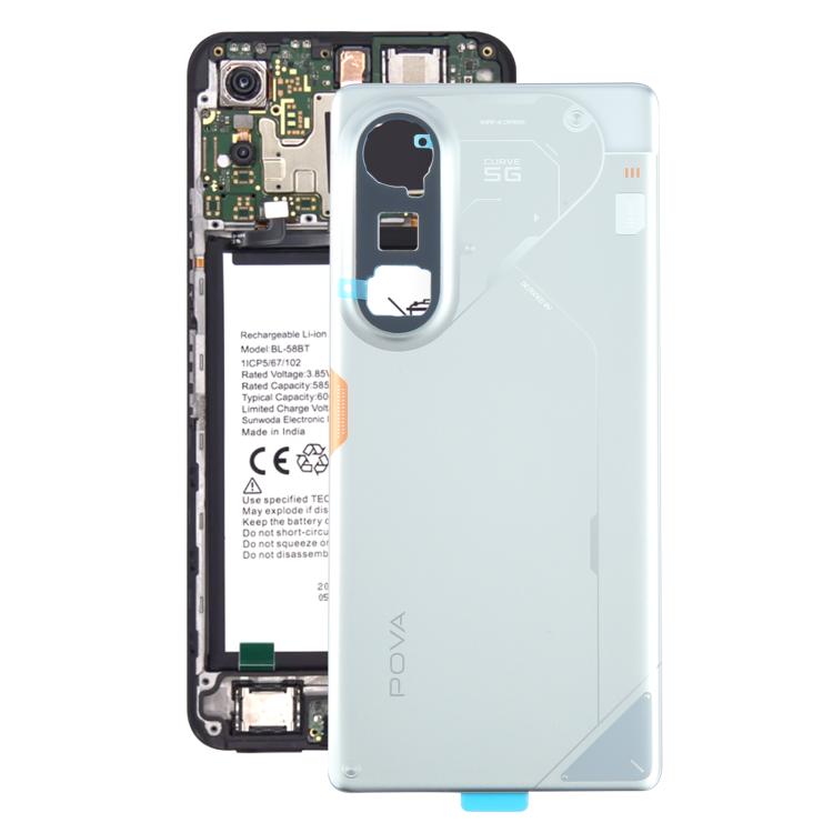 Cover posteriore originale per Tecno Pova Curve 5G LJ8k, For Tecno Pova Curve 5G(Original)