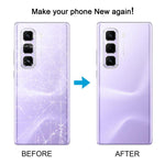 Cover posteriore in pelle originale per Infinix Hot 50 Pro+ 4G X6880, For Infinix Hot 50 Pro+ 4G(Original)