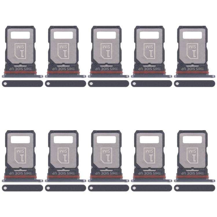 Per Motorola Moto S30 Pro 10 pezzi Vassoio per scheda SIM originale + vassoio per scheda SIM, For Motorola Moto S30 Pro
