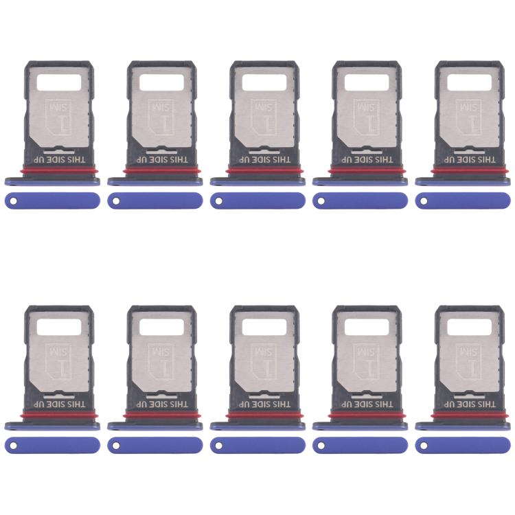 Per Motorola Edge 60 Pro 10 pezzi Vassoio per scheda SIM originale + vassoio per scheda SIM, For Motorola Edge 60 Pro