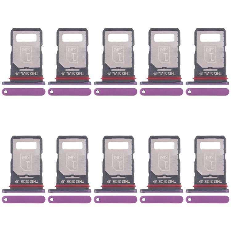 Per Motorola Edge 60 Pro 10 pezzi Vassoio per scheda SIM originale + vassoio per scheda SIM, For Motorola Edge 60 Pro