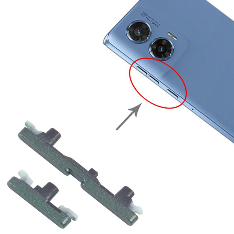 Per Motorola G96, 10 coppie di pulsanti di accensione e controllo del volume, For Motorola G96