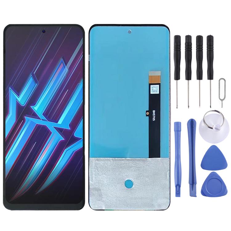 Per ZTE Nubia RedMagic 6R NX666J Schermo LCD TFT con digitalizzatore completo, non supporta il riconoscimento delle impronte digitali, For ZTE Nubia RedMagic 6R