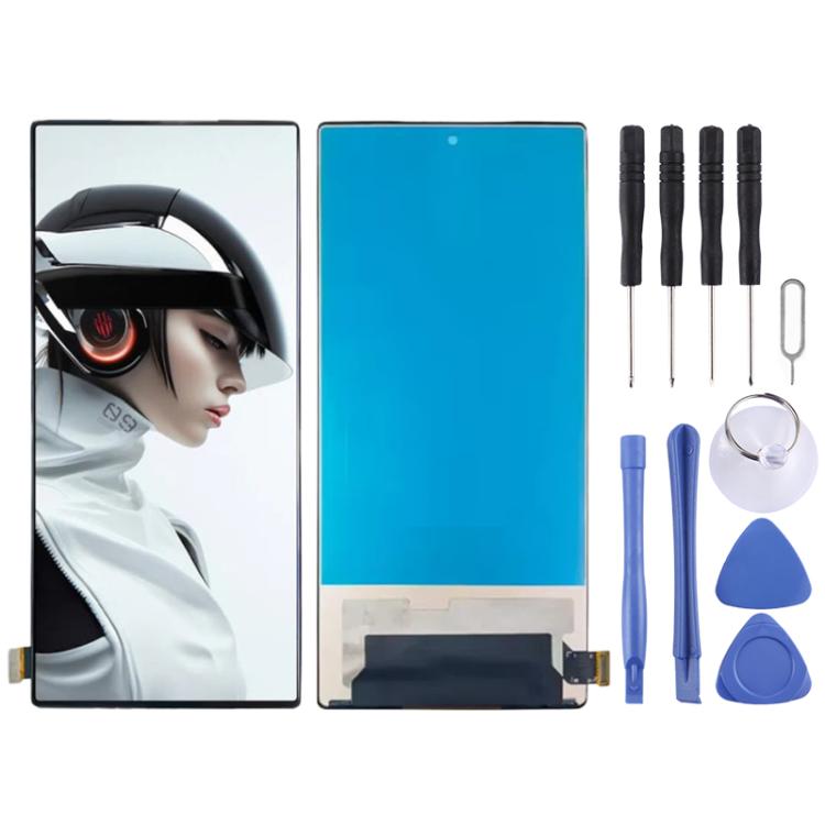 Schermo LCD TFT con digitalizzatore per ZTE Nubia RedMagic 9 Pro / 9 Pro+ / 9S Pro / 9S Pro+, assemblaggio completo, non supporta il riconoscimento delle impronte digitali., For ZTE Nubia RedMagic 9 Pro / 9 Pro+ / 9S Pro / 9S Pro+