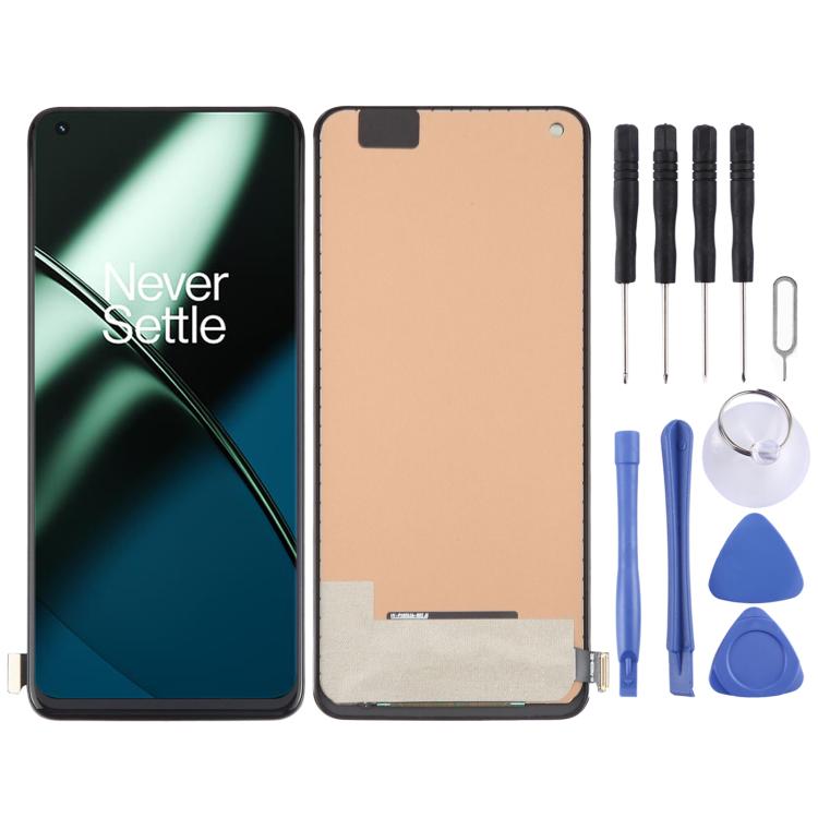 Schermo TFT LCD per OnePlus 11 con digitalizzatore completo, non supporta il riconoscimento delle impronte digitali., For OnePlus 11