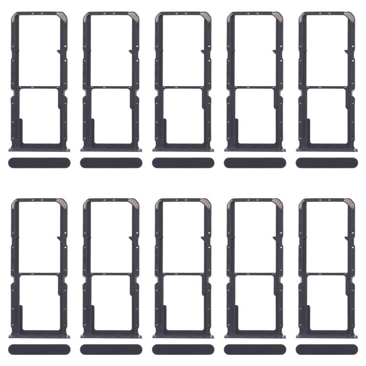 Per OPPO A3x 4G CPH2641 10 pezzi Vassoio originale per SIM + Vassoio per SIM + Vassoio per Micro SD, For OPPO A3x 4G(Original)
