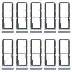 Per OPPO A3x 4G CPH2641 10 pezzi Vassoio originale per SIM + Vassoio per SIM + Vassoio per Micro SD, For OPPO A3x 4G(Original)