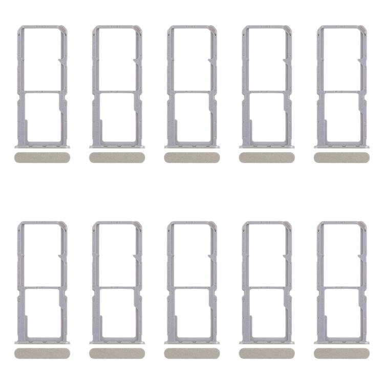 Per OPPO Reno7 4G CPH2363 10 pezzi Vassoio originale per SIM + Vassoio per SIM + Vassoio per Micro SD, For OPPO Reno7 4G (Original)