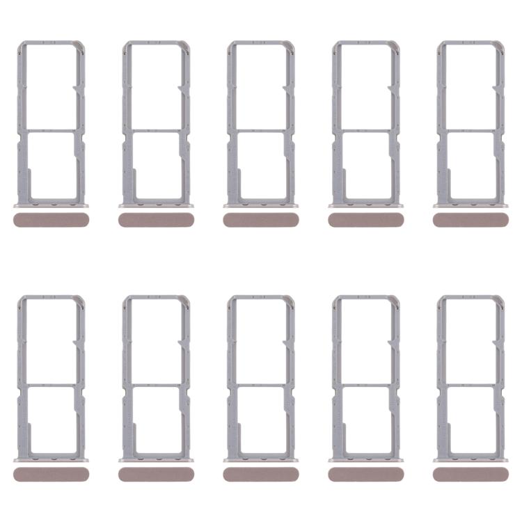 Per OPPO Reno7 4G CPH2363 10 pezzi Vassoio originale per SIM + Vassoio per SIM + Vassoio per Micro SD, For OPPO Reno7 4G (Original)