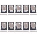 Per OPPO Reno12 Pro CPH2629 10 pezzi Vassoio originale per SIM + Vassoio per SIM / Vassoio per scheda Micro SD, For OPPO Reno12 Pro (Original)
